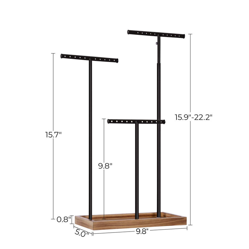 Amedori Jewellery Stand +, Brown