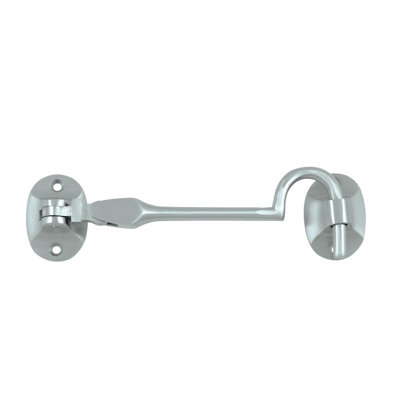 Crochets de cabine Deltana CHB4U15; Style britannique; 4 po; finition nickel satiné