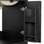 Meuble-lavabo 24 po avec lavabo, armoire en panneau de fibres à densité moyenne avec cadre en bois massif, 1 tiroir divisé et 2 portes à fermeture douce avec supports de rangement à deux portes, meuble-lavabo autoportant