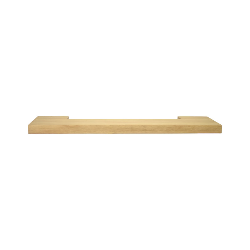 Solace Oak Floating Shelf (Shelf Only), 1.5" H x 25" W x 6.5" D, Sunrise Oak