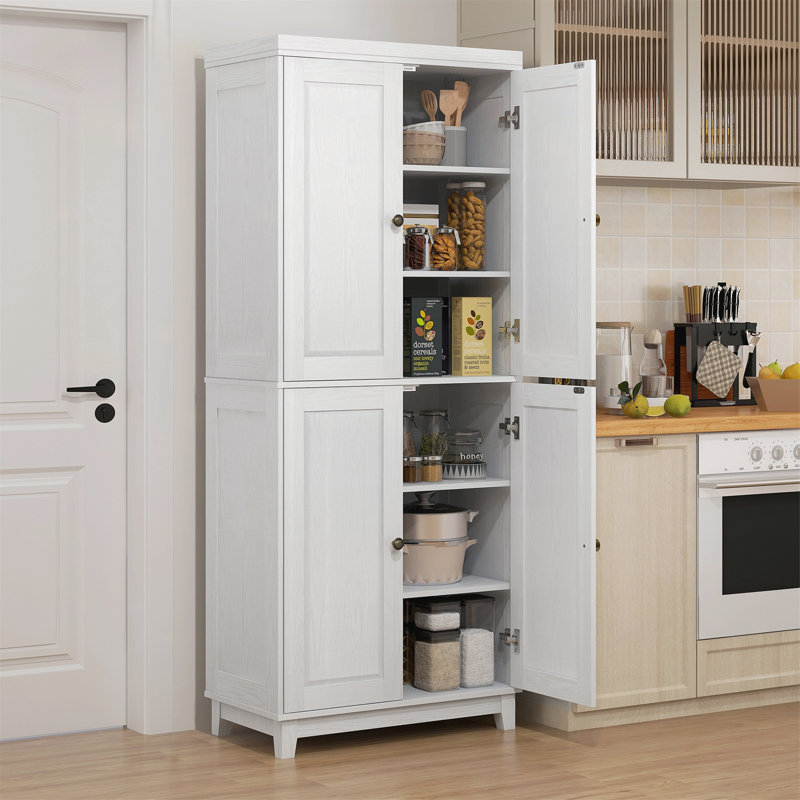 Armoire de cuisine autoportante polyvalente avec fonctions de rangement avancées