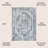 Mahinudin Bold Distressed Medallion Low-Pile Machine-Washable Cream/Blue Rug-808481875