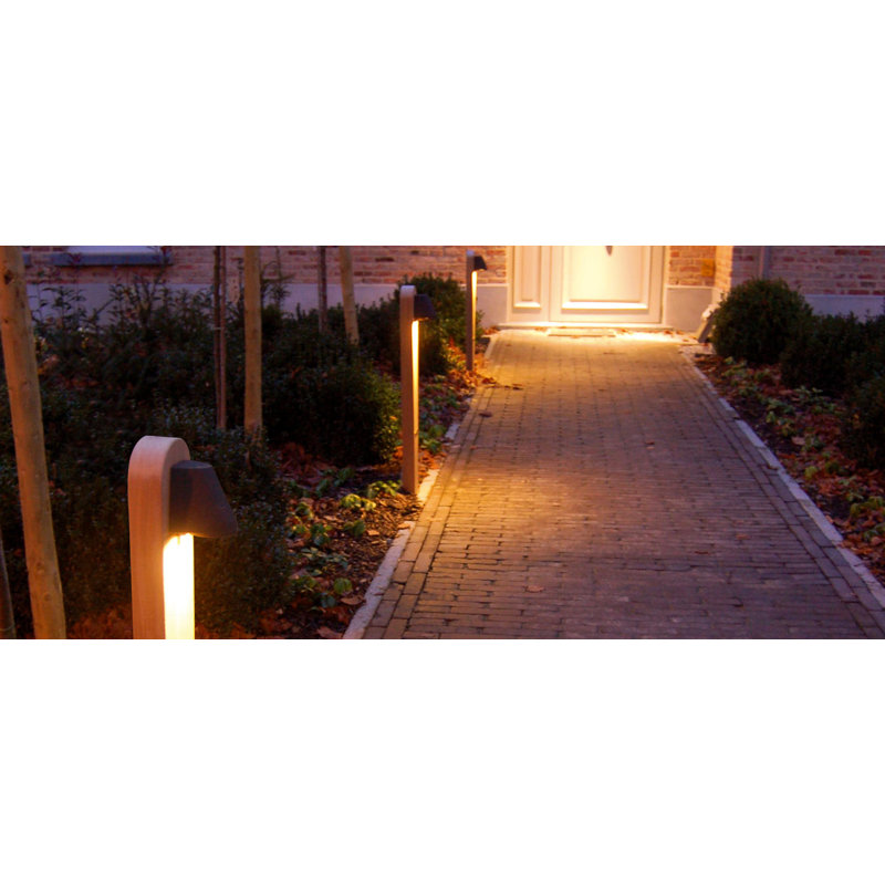 Beamy 1 - Light Outdoor Bulkhead Light, Antique Brass