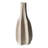 Stoneware Vase Valencia Trend Sculptural Ribbed Textured Stone-Inspired Design With Geometric Contoured Form And Vertical Relief Detailing Modern Decorative Accent Piece-1600498197