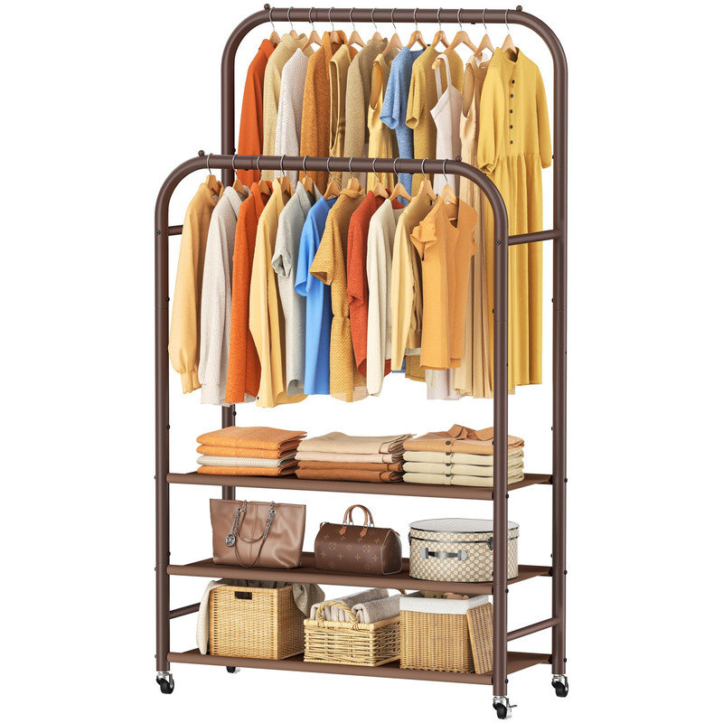 74 cm Clothes Rack, Brown