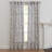 Kamloops 100% Polyester Semi-Sheer Floral Curtain Panel with Grommet Top-308402412-308402402