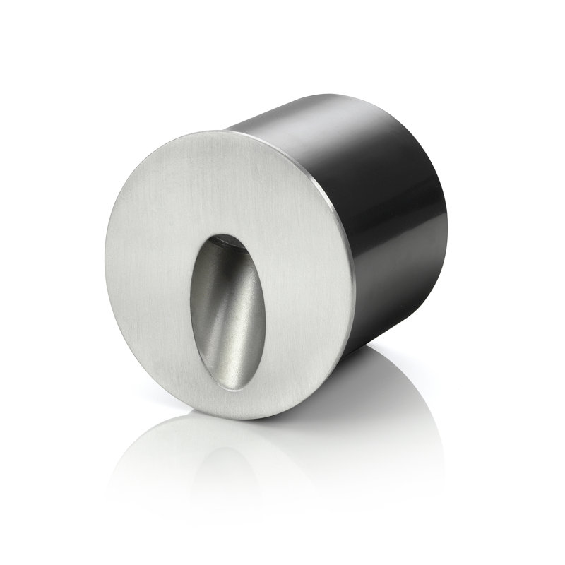 Hibriten Silver Integrated LED Steel Step Light