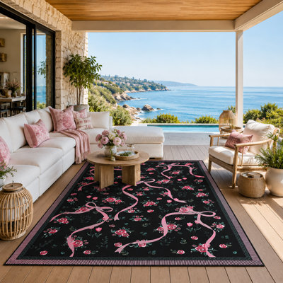 Tapis de salle à manger Bowknot