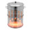 Grand support de barbecue en acier inoxydable pour barbecues au charbon de bois