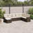 Vidaxl Garden Sofa Set Brown