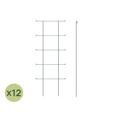 12-Panel Modular Metal Garden Trellis