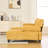 Spacious U-Shaped Living Room Center Of Attention With Dual Chaise Lounges, Storage Pockets, And In Yellow Sectional Two Side Storage, For Media-2124886634-2124886646