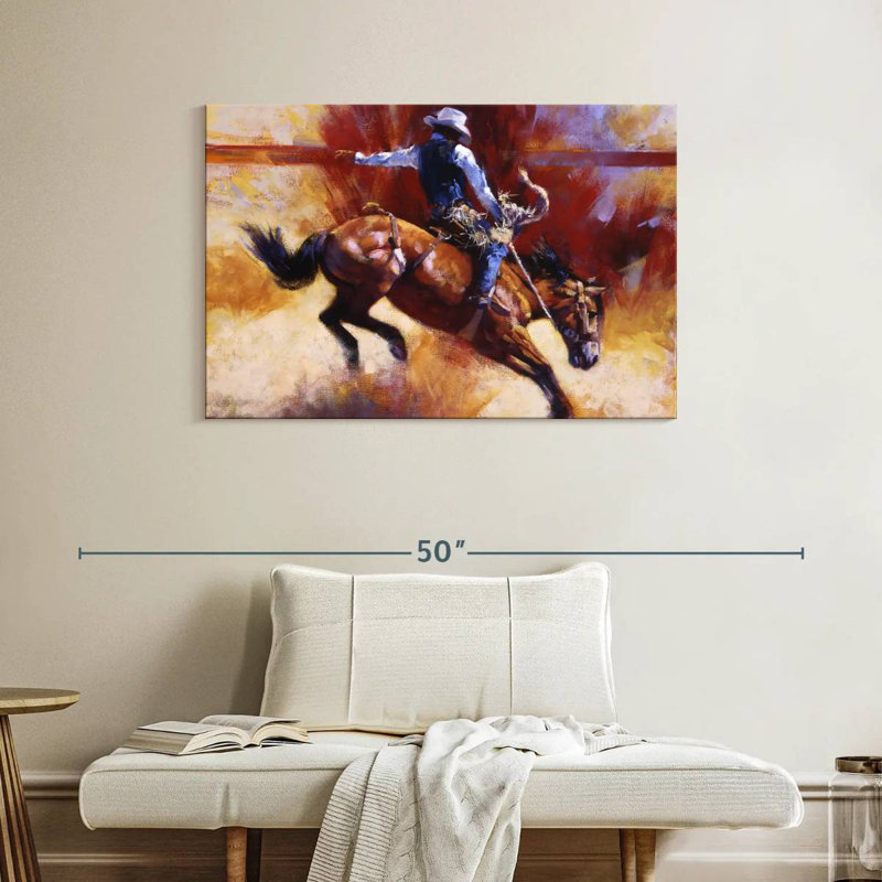 Sireci Yeehaw, 26" H x 39" W