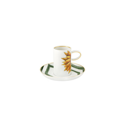 Amazōnia Teacup and Saucer, Set of 4