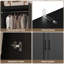Armoire 71 "avec 2 tiroirs et tringle-130076504