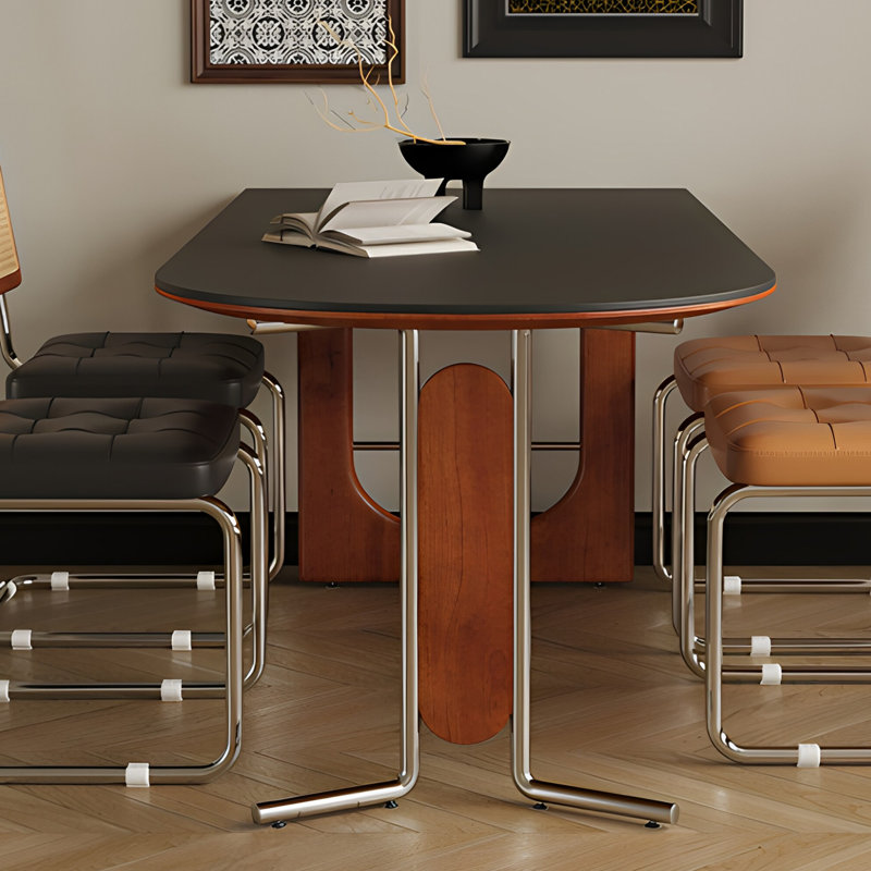 Bureau multifonctionnel rétro Art Design, H 29,52 po x l 62,99 po x P 31,49 po