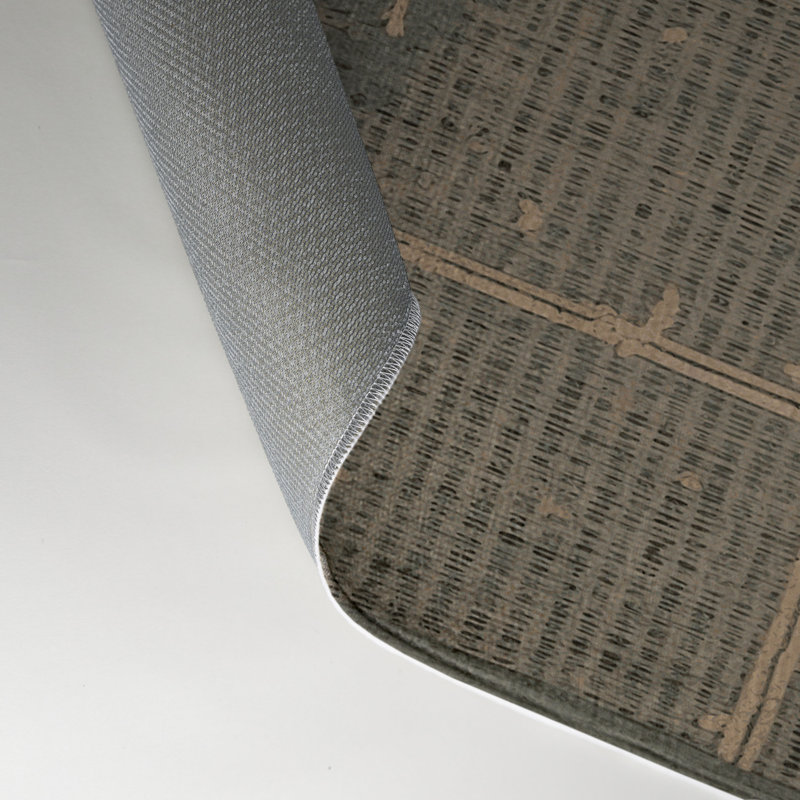 Tapis intérieur et extérieur gris Nature, Rectangle 9 pi x 12 pi