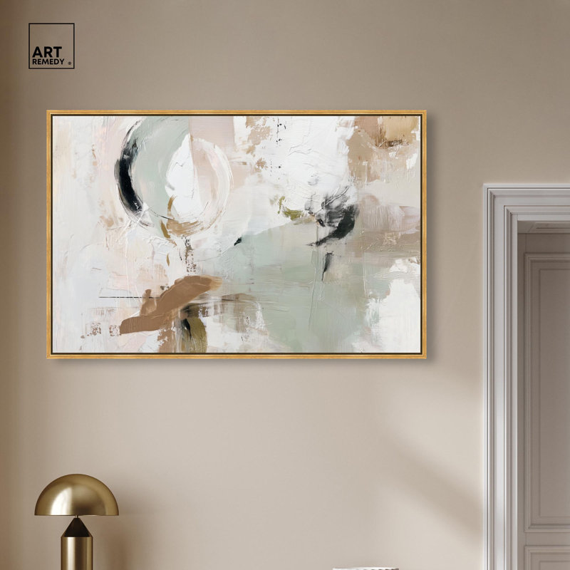 "Misty Forms II", reproduction d'art sur toile par Art Remedy, cadre doré, 45 x 30, H 31 po x l 46 po, Cadre doré