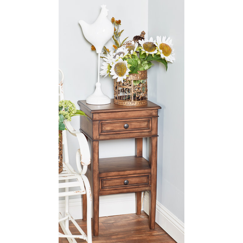 Idlewild 2 - Drawer End Table, Brown