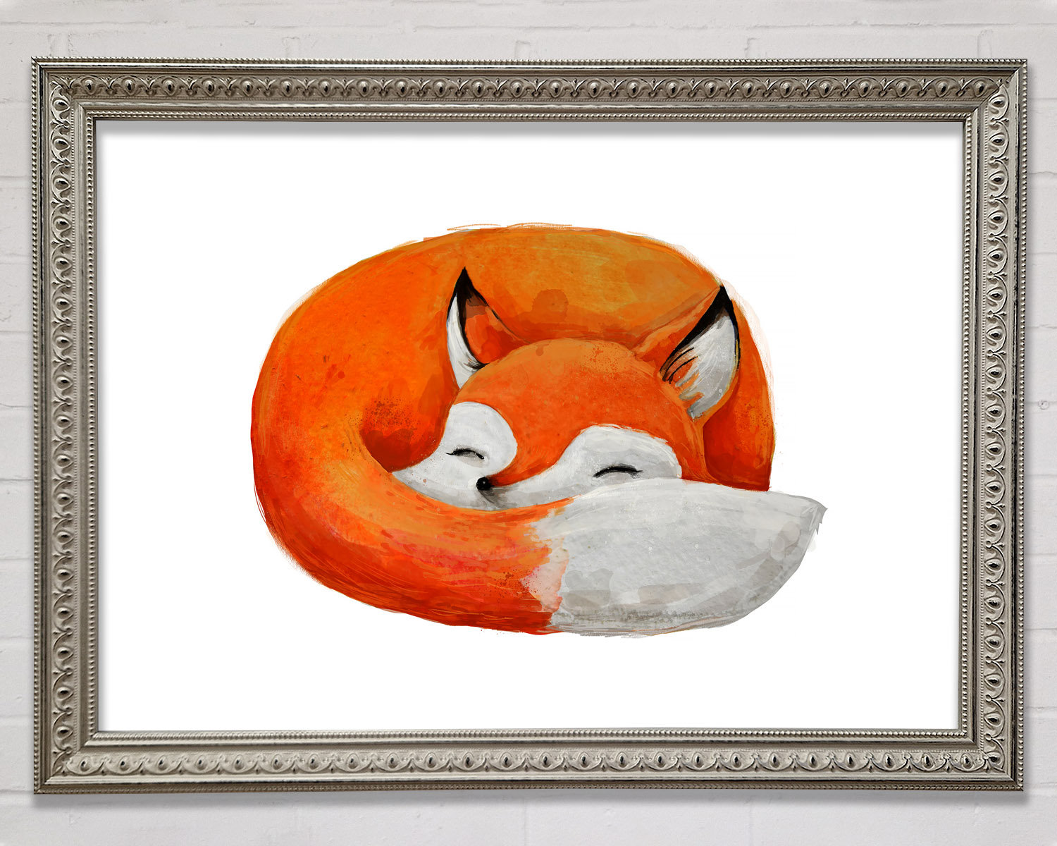 Union Rustic Sleeping Fox 1 - Single Picture Frame Art Prints | Wayfair ...