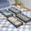 Rangement sous le lit avec roulettes
