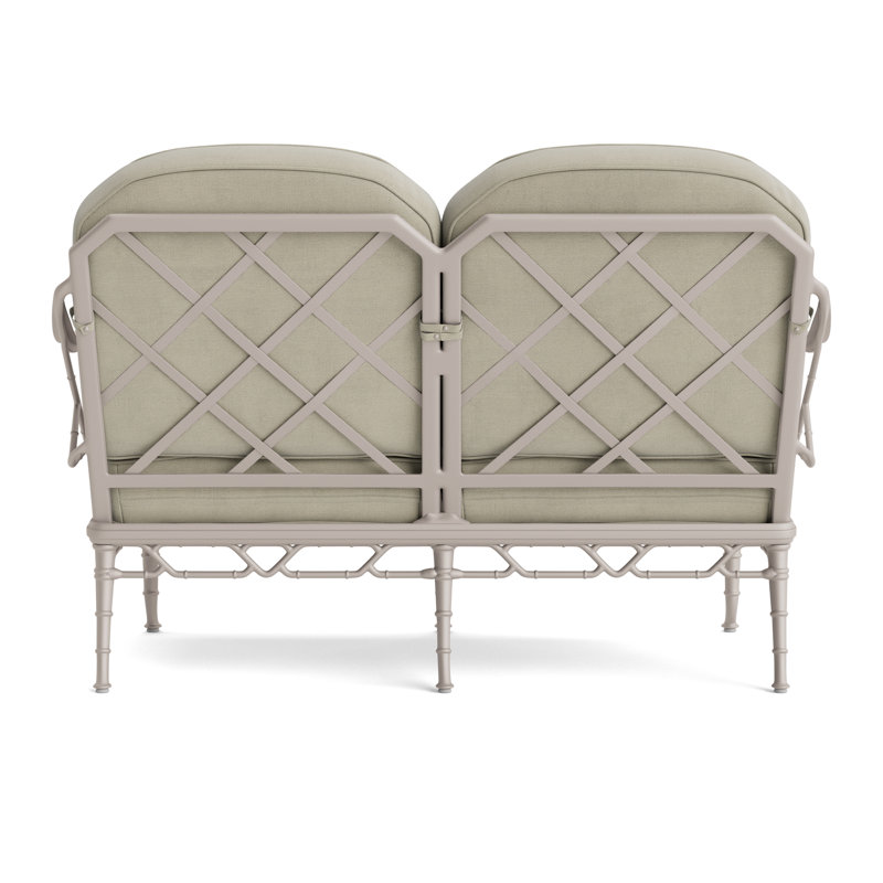 Calcutta Outdoor 2 - Seat Loveseat, Fusion Charcoal, Dove
