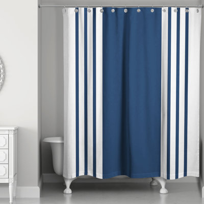 Monaco Striped Shower Curtain