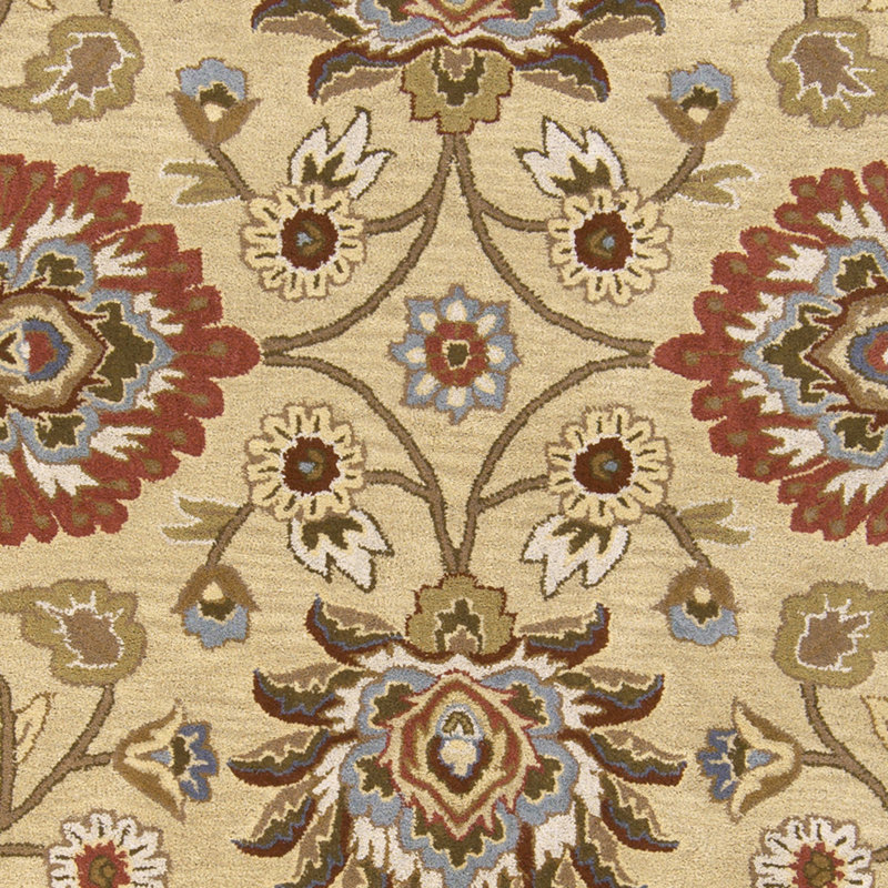 Arden Hand Tufted Wool Floral Indoor Rug, Runner 3' x 12'