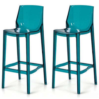 Green Solid back side Chair(Set of 2)