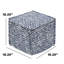 Pouf Hampton Square - bleu géo-1836886355