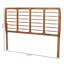 Tête de lit Aalexus avec broche Mid-Century au fini brun, H 49,8 po x l 79,85 po x P 0,80 po-945226514