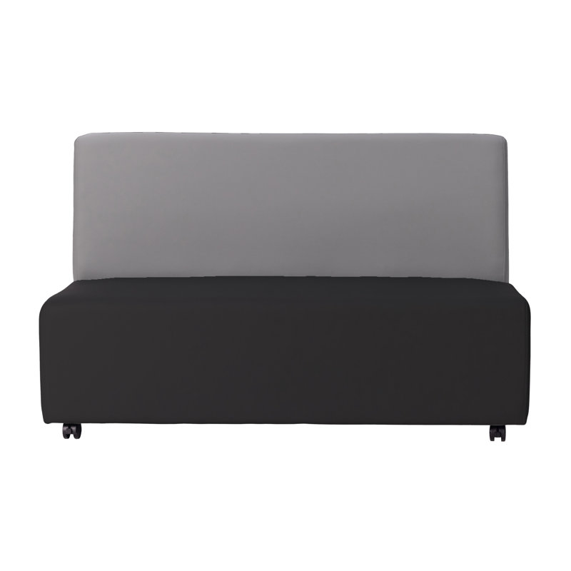 Canapé mobile sans accoudoirs Pro Series, Noir / gris