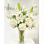 Lilies Real Touch Artificial Flowers in Vase