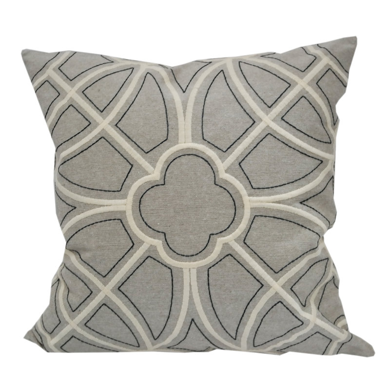 Geometric Linen Throw Pillow