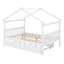 Lit en bois avec lit gigogne simple-2069462514