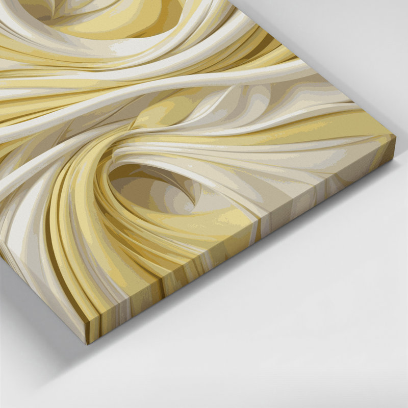 Art mural sur toile Biomorphic Abstraction 61, H 11 po x l 14 po