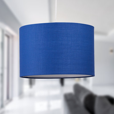16cm H Cotton Drum Pendant Shade ( Uno )