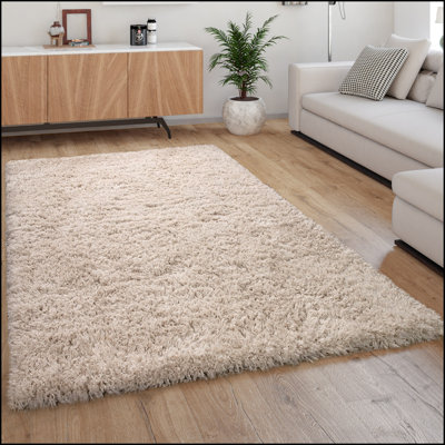 Bowie Solid Colour Shag Area Rug