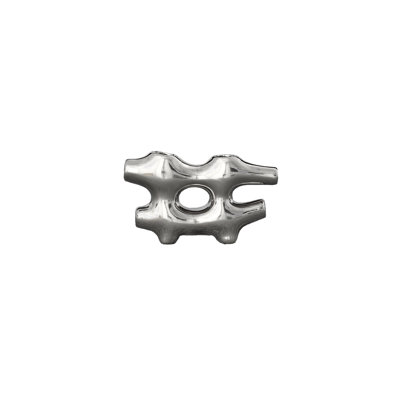 Ceramic Sharp Vase Gloss Finish Silver