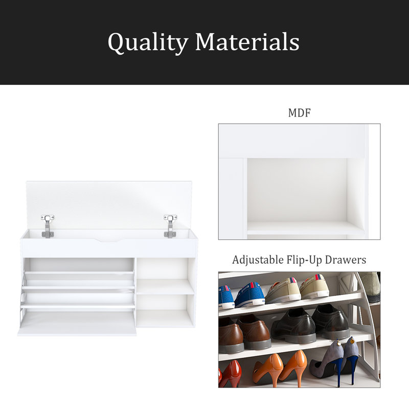 Entryway Bench With Shoe Storage