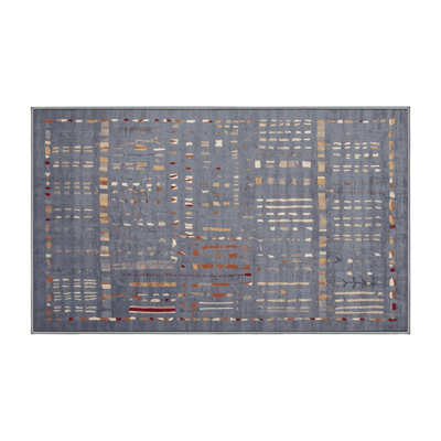 Tapis gris lavable à la machine