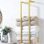 Porte-serviettes pour mur de salle de bain, pour ranger serviettes, peignoirs, porte-serviettes avec crochets-109479760