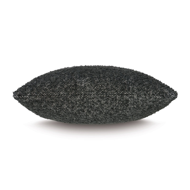 Marl Pillow Cover & Insert, Charcoal, Rectangle 15"H x 26"W