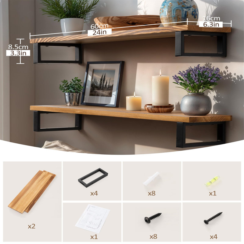 Hayesville Floating Shelf