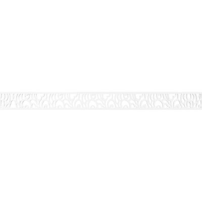 46 3/8"W x 4"H x 3/8"T Springfield Fretwork Moulding, Architectural Grade PVC