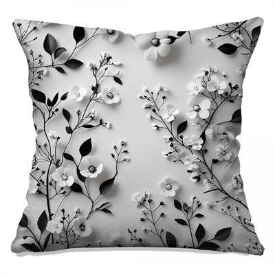 Floral Throw Pillow Nature Double Sided Pillows