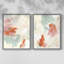 «Peach Blossom Mirage I», reproduction encadrée de qualité supérieure - prête à être accrochée - aucun clou requis - aucun clou requis-1762346135-1762346137