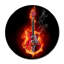 Flaming Guitar Animated Print-23528037