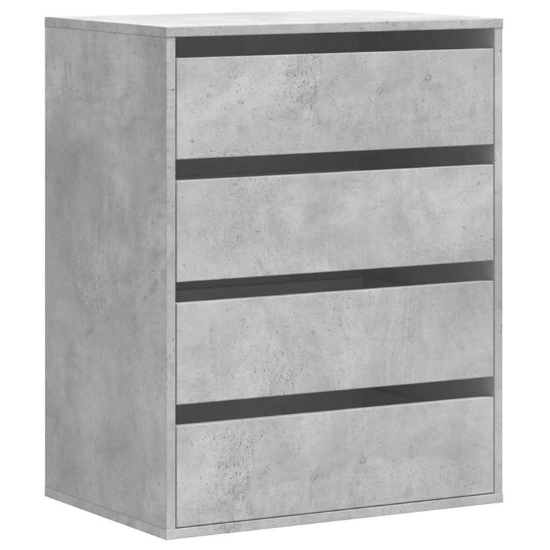 Staika Standard Accent Chest, 76cm H x 60cm W x 41cm D, Concrete Grey