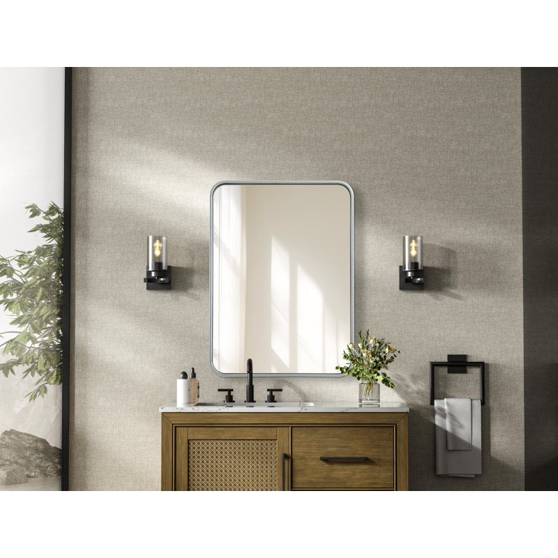 Miroir Erath, Argent argent, 30 po x 22 po